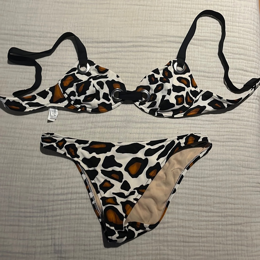 La Perla animal print bikini